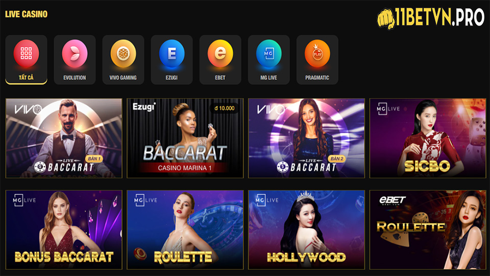 Slot game tại 11bet gồm những tựa game đa dạng và phong phú